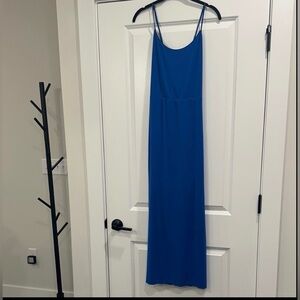 White House Black Market Royal Blue Maxi Dress